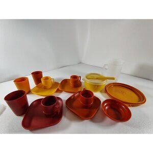 Vintage Tupperware Lot Mini Toy Tuppertoys Lot 17 pieces